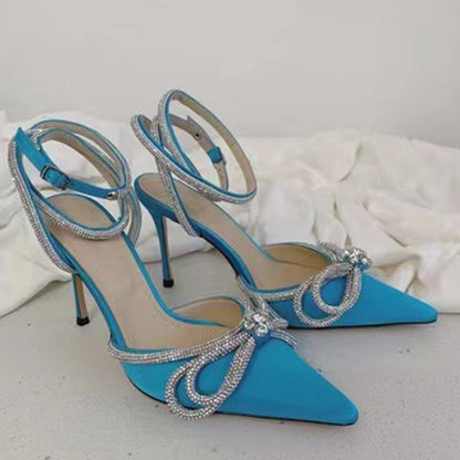 Pointed Bow Sandals