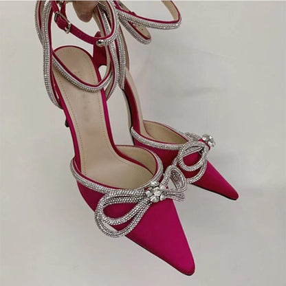 Pointed Bow Sandals