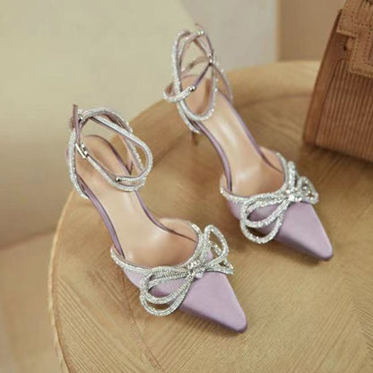 Pointed Bow Sandals