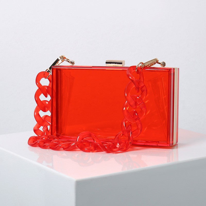 Square Box Transparent Bag