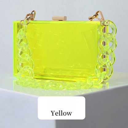 Square Box Transparent Bag