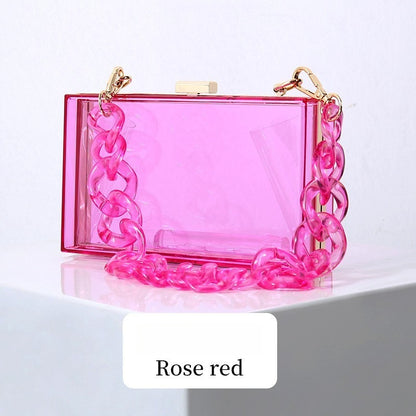 Square Box Transparent Bag