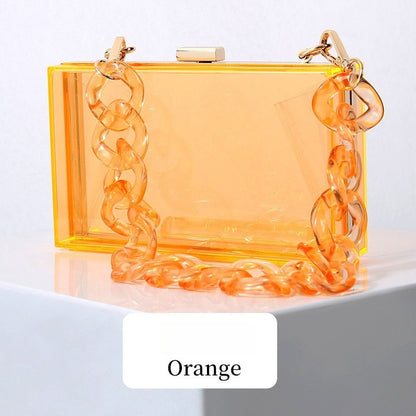 Square Box Transparent Bag