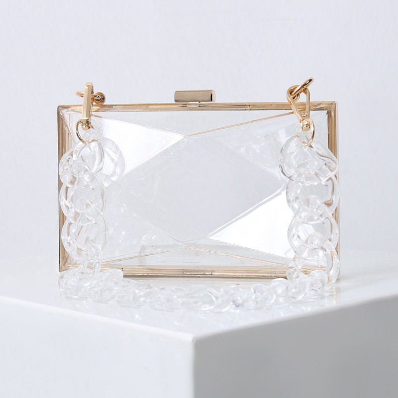 Square Box Transparent Bag