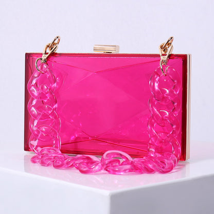 Square Box Transparent Bag