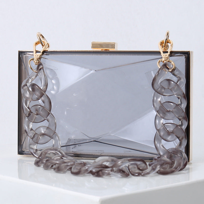 Square Box Transparent Bag