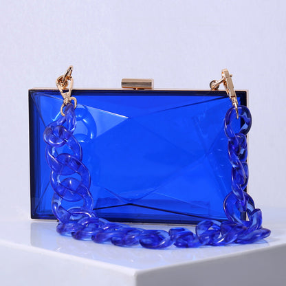 Square Box Transparent Bag