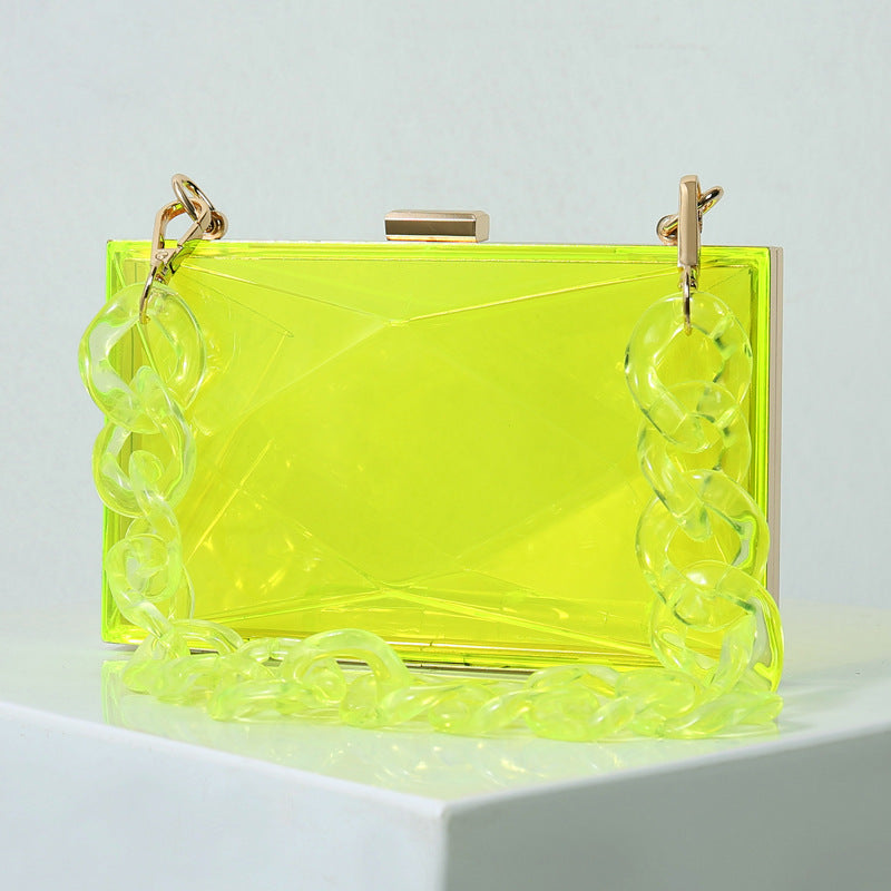 Square Box Transparent Bag