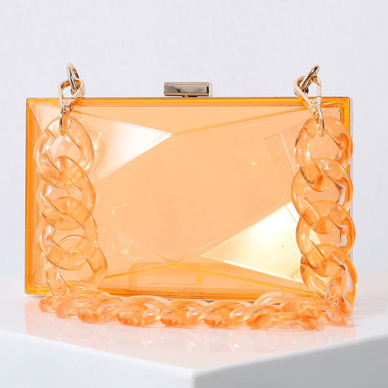 Square Box Transparent Bag